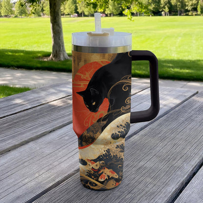 Shineful Tumbler Golden Hour Cat