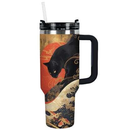 Shineful Tumbler Golden Hour Cat