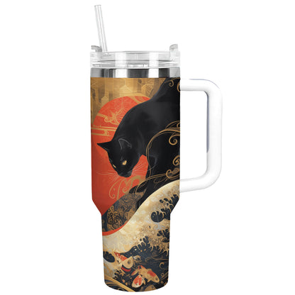 Shineful Tumbler Golden Hour Cat