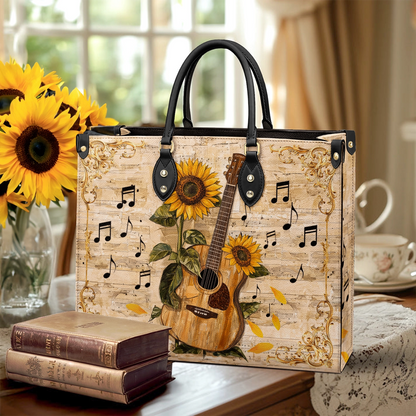 Shineful Leather Bag Sunflower Melody