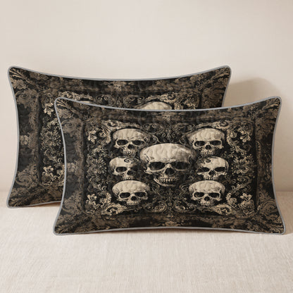 Shineful Quilt 3-Piece Set Gothic Skull Majesty