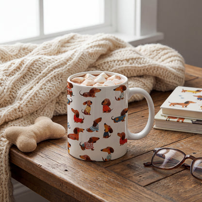 Shineful Ceramic Mug Dachshund Cute
