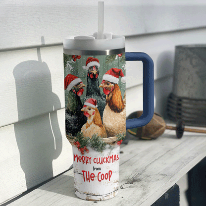 Shineful Tumbler Chicken Merry Cluckmas