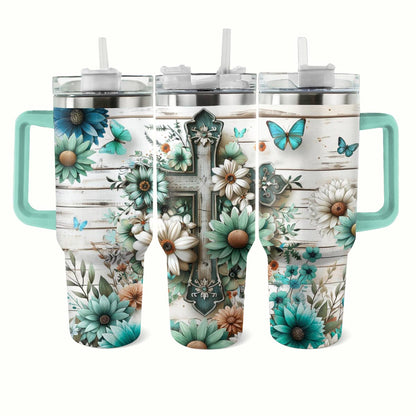 Shineful Tumbler Faithful Blooms