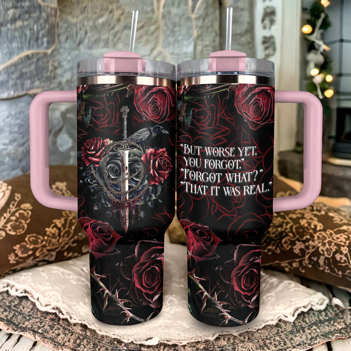 Shineful Tumbler Fallen Rose Enigmatic Love