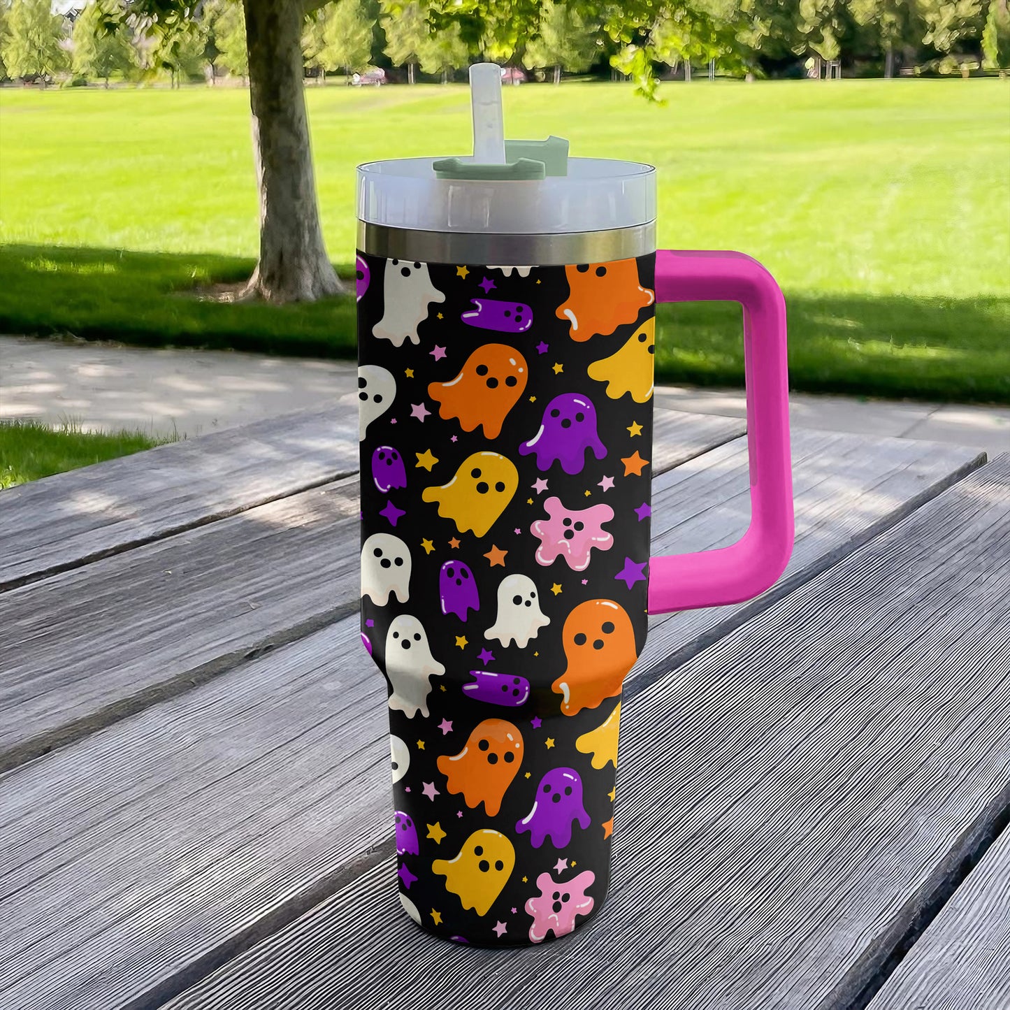 Shineful Tumbler Colorful Ghost Halloween