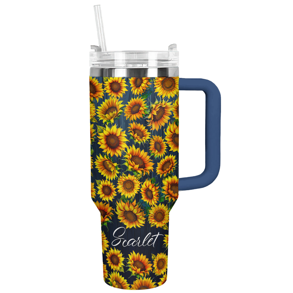 Shineful Tumbler Personalized Beautiful Sunflower