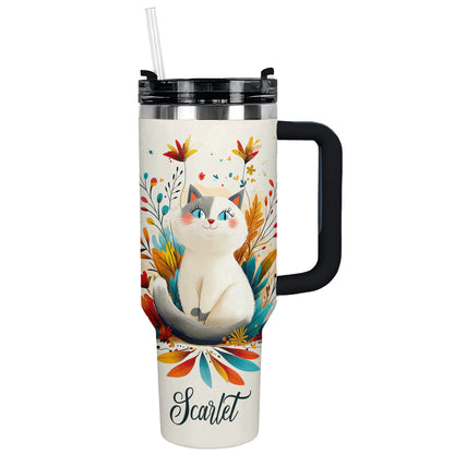 Shineful Tumbler Personalized Ragdoll Cat
