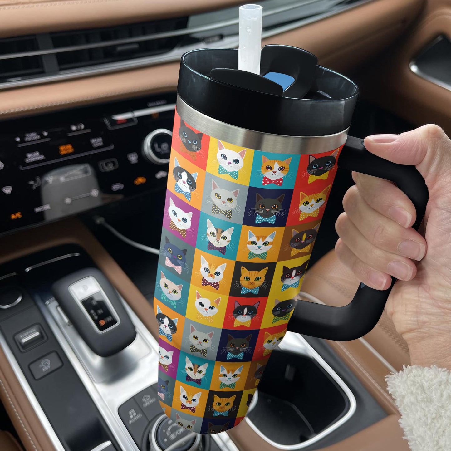 Shineful Tumbler Cat Fiesta