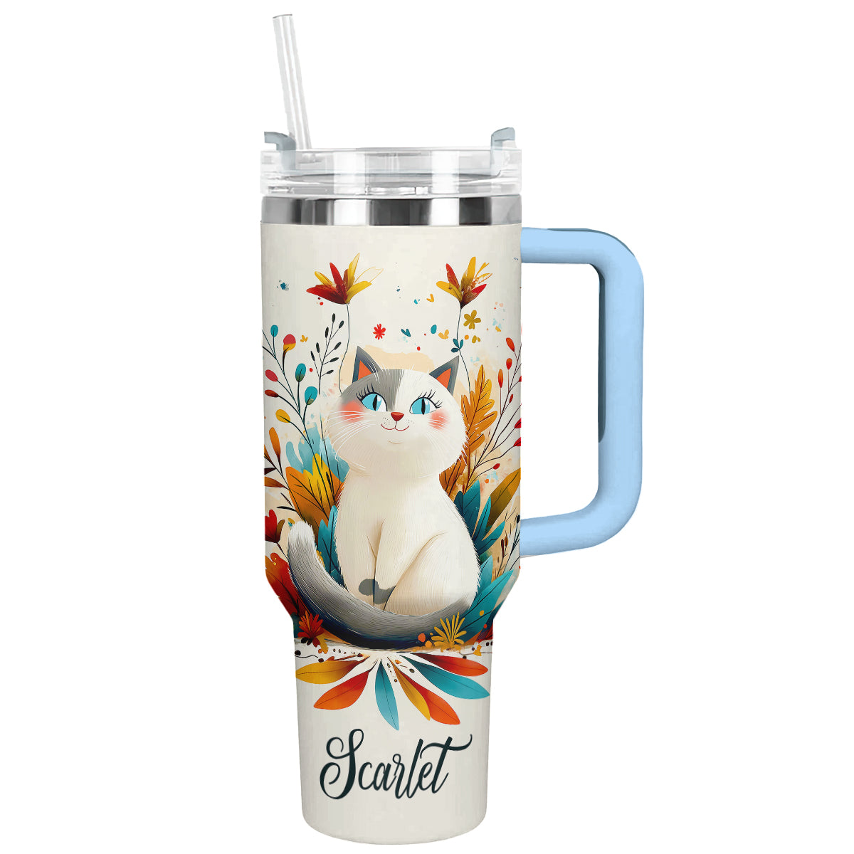 Shineful Tumbler Personalized Ragdoll Cat