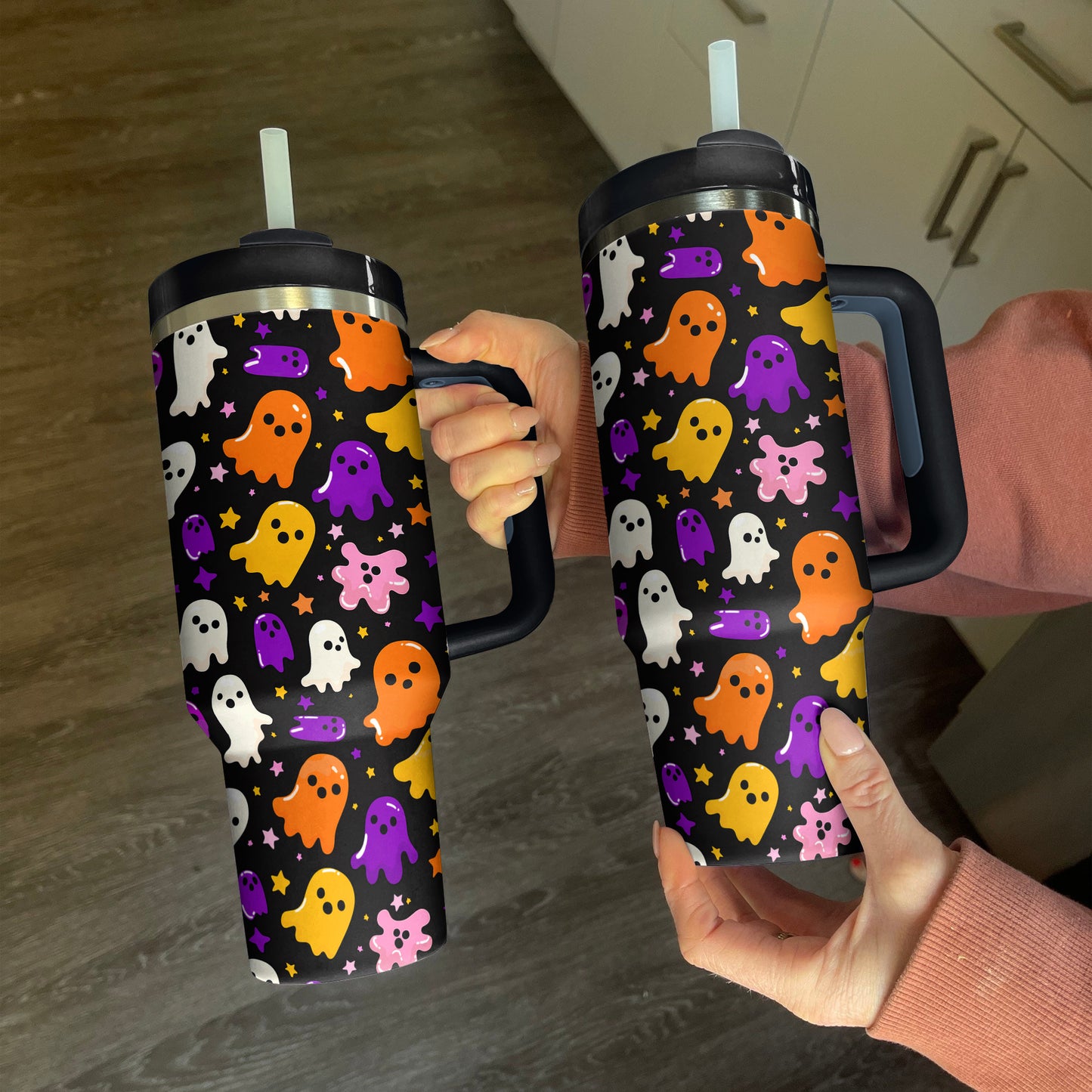 Shineful Tumbler Colorful Ghost Halloween