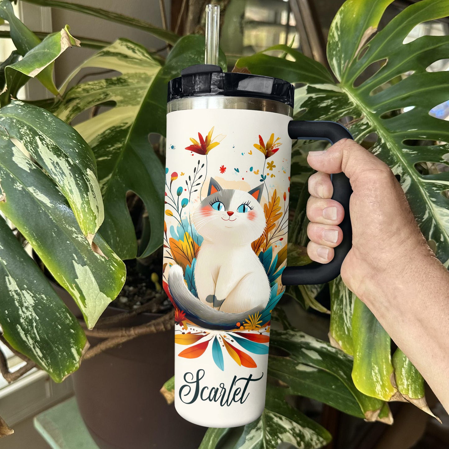 Shineful Tumbler Personalized Ragdoll Cat