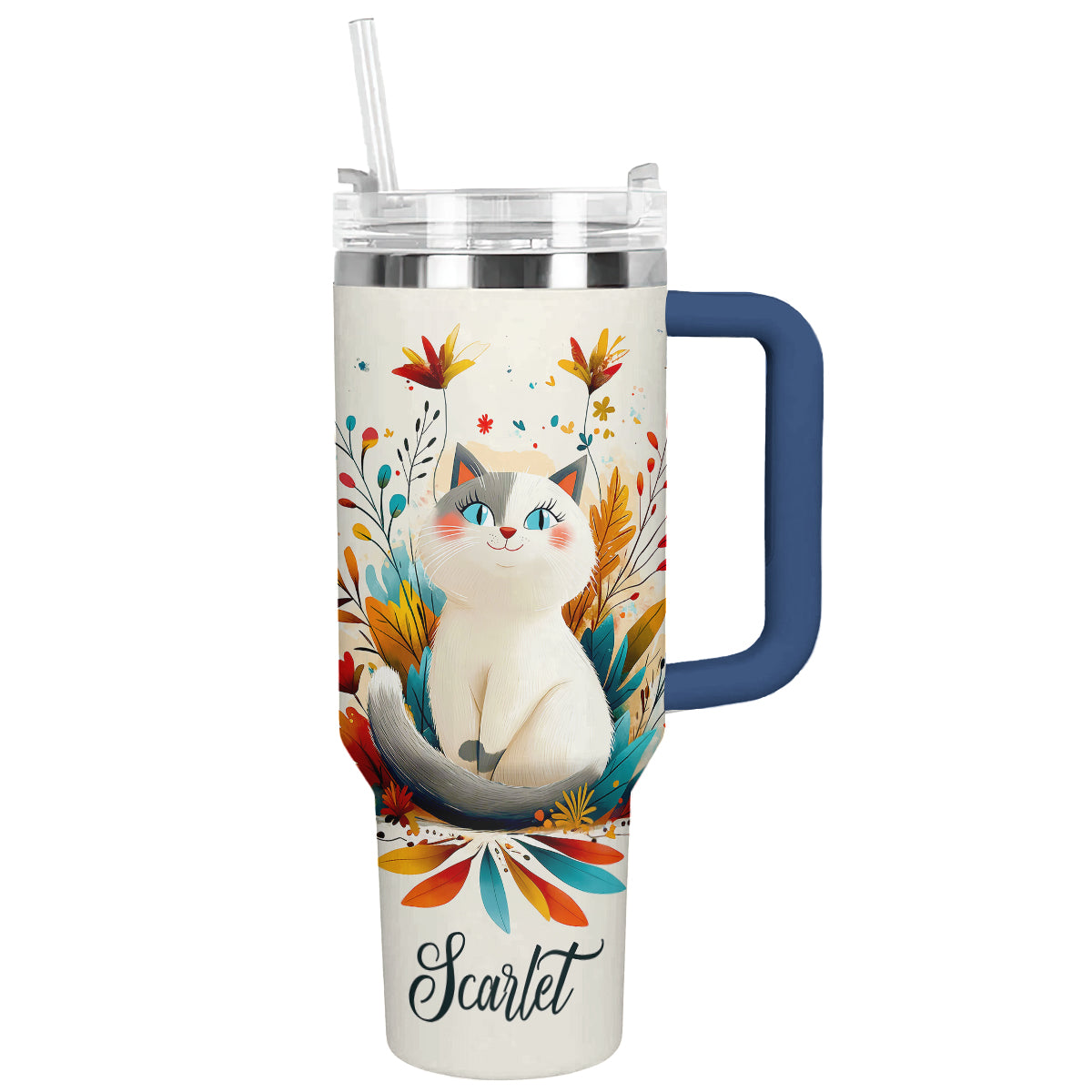 Shineful Tumbler Personalized Ragdoll Cat