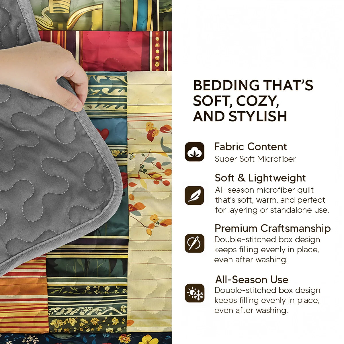 Shineful Quilt 3-Piece Set Library Dreams