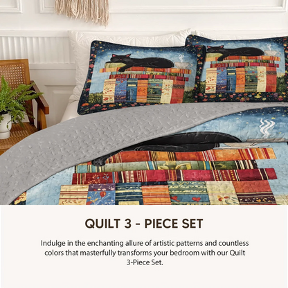 Shineful Quilt 3-Piece Set Dragon Tale