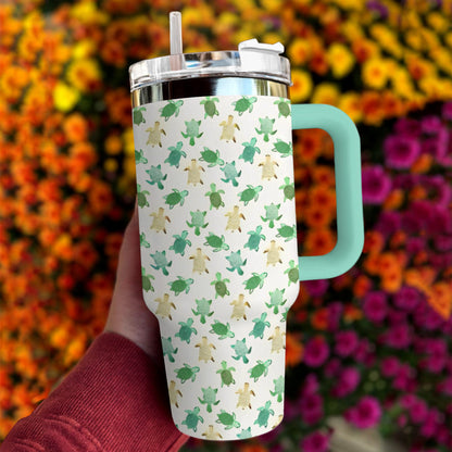 Shineful Tumbler Baby Sea Turtle Pattern