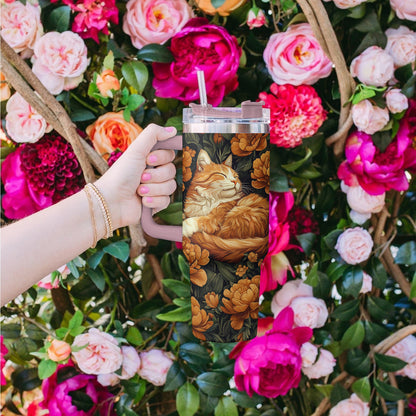 Shineful Tumbler Beautiful sleeping Cat