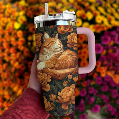 Shineful Tumbler Beautiful sleeping Cat