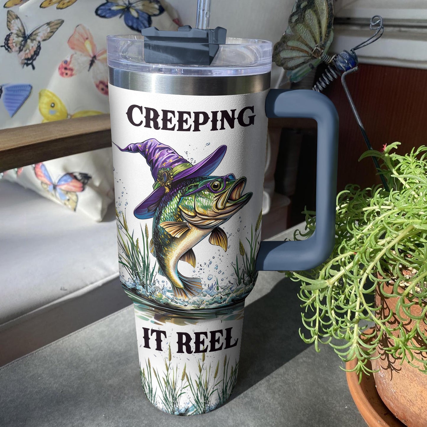 Shineful Tumbler Creeping It Reel