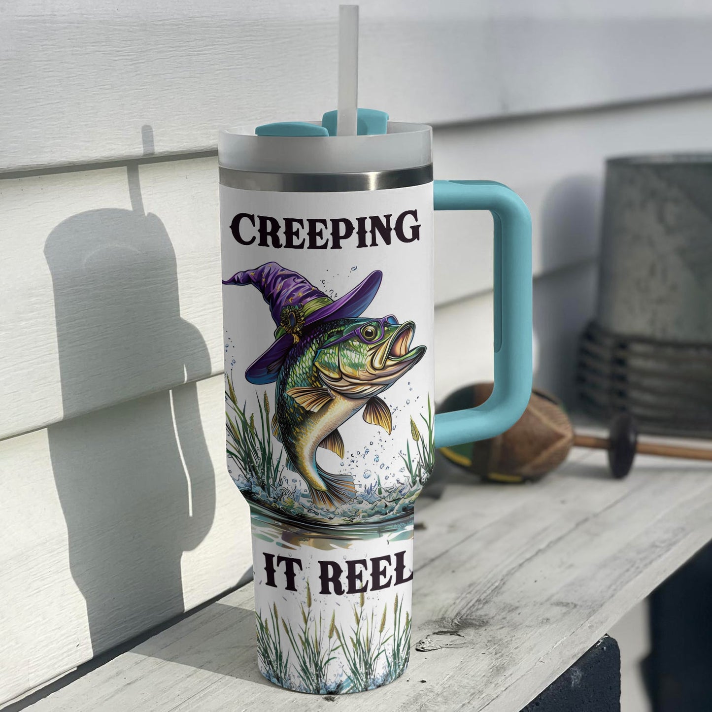 Shineful Tumbler Creeping It Reel