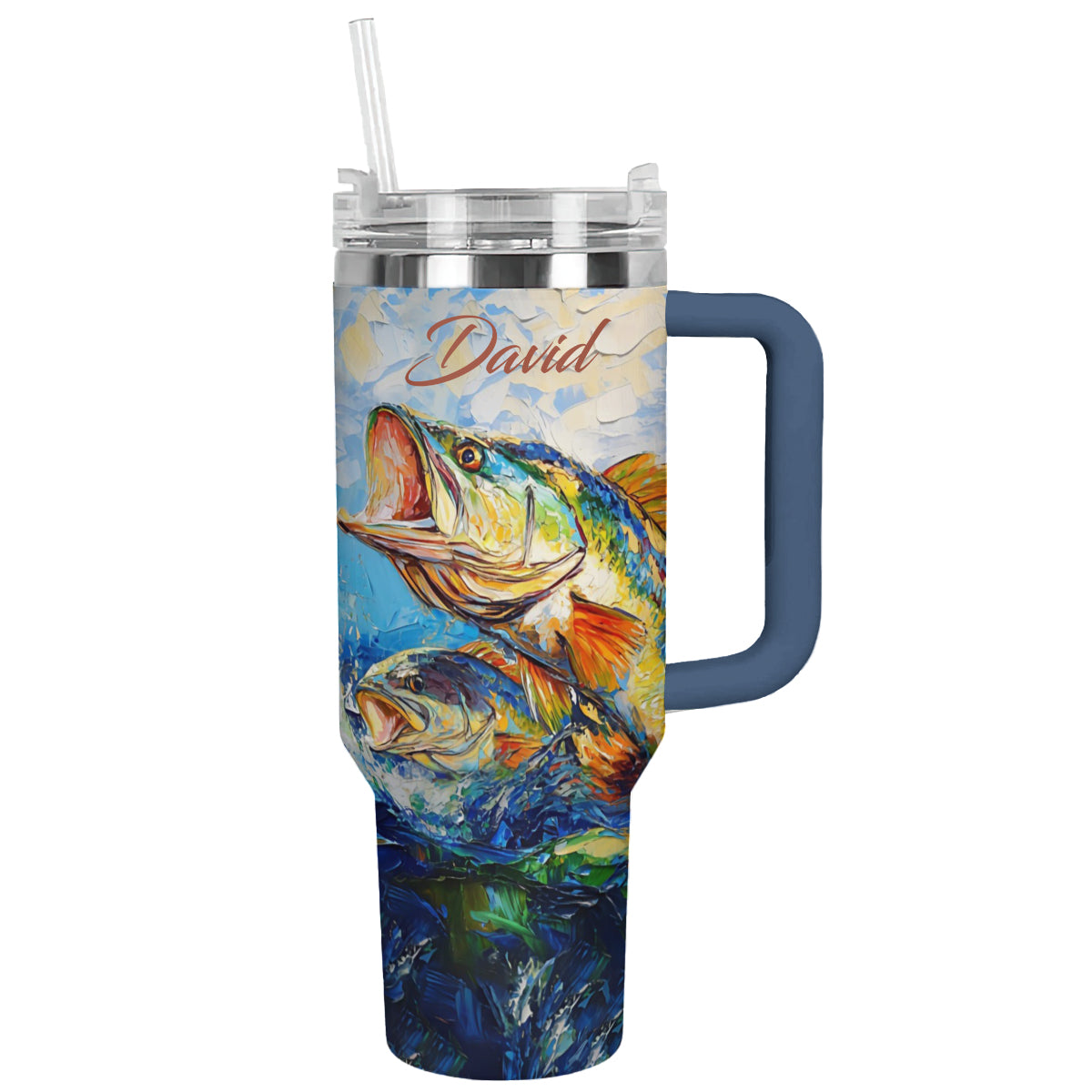 Shineful Tumbler Personalized Fishing In The Ocean