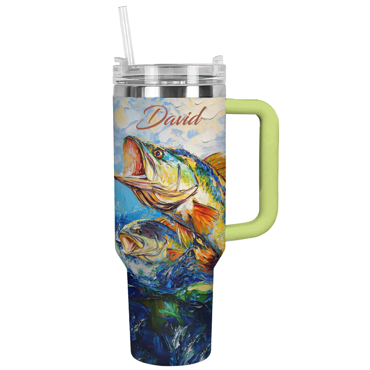 Shineful Tumbler Personalized Fishing In The Ocean