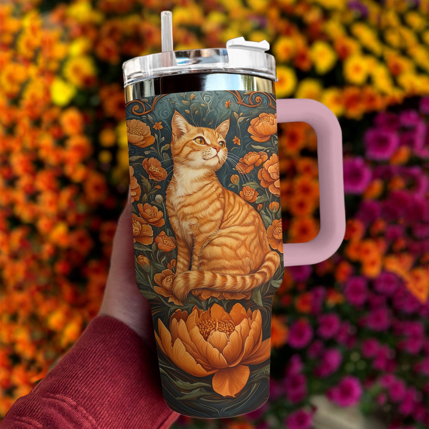 Shineful Tumbler Goreous Ginger Cat