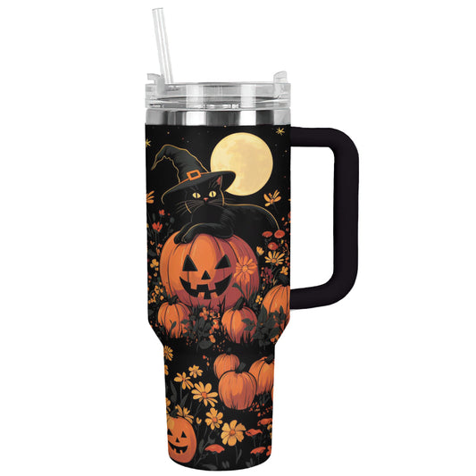Shineful Tumbler Halloween Cat Garden V2