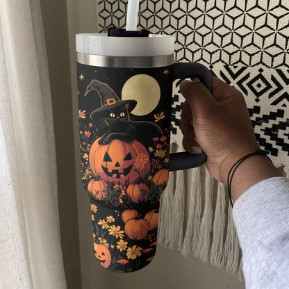 Shineful Tumbler Halloween Cat Garden V2