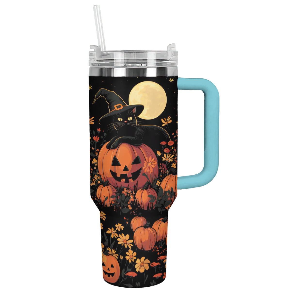 Shineful Tumbler Halloween Cat Garden V2