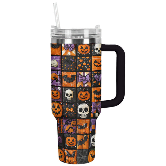 Shineful Tumbler Halloween Patchwork