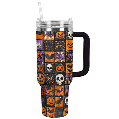 Shineful Tumbler Halloween Patchwork