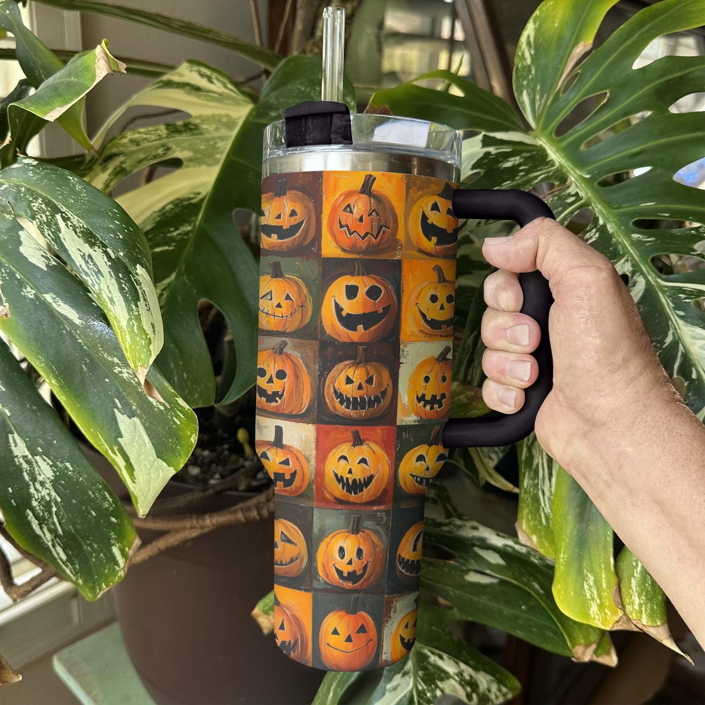 Shineful Tumbler Halloween Pumpkins