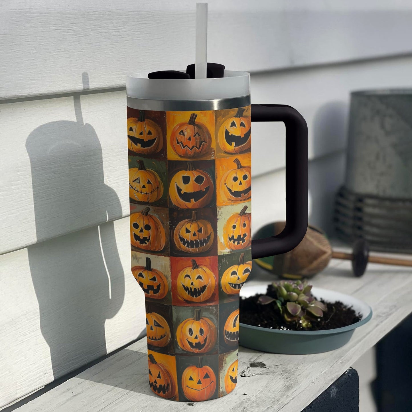 Shineful Tumbler Halloween Pumpkins