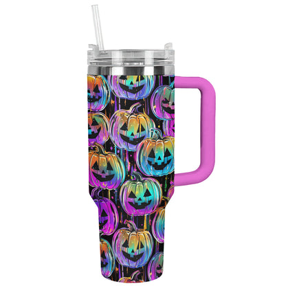 Shineful Tumbler Halloween Pumpkin Pattern