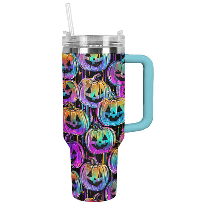 Shineful Tumbler Halloween Pumpkin Pattern