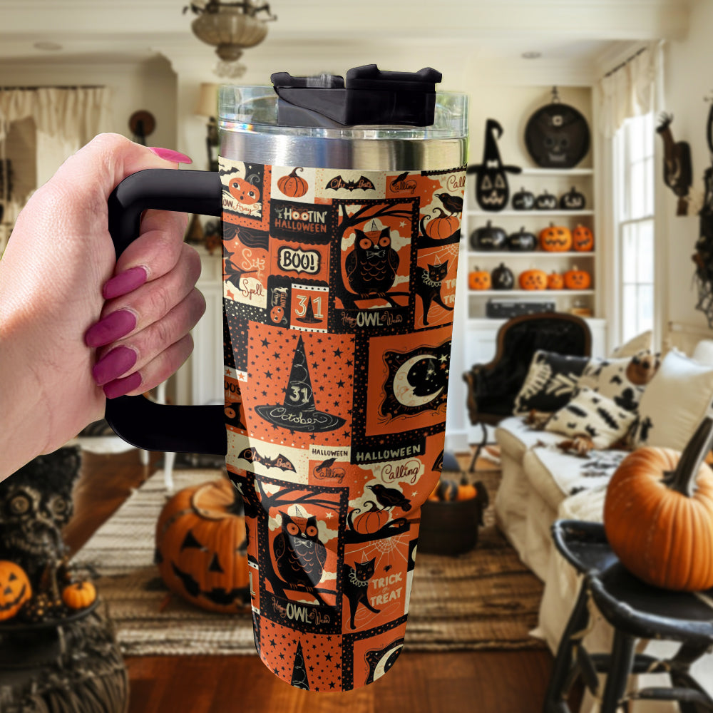 Shineful Tumbler Halloween Pattern