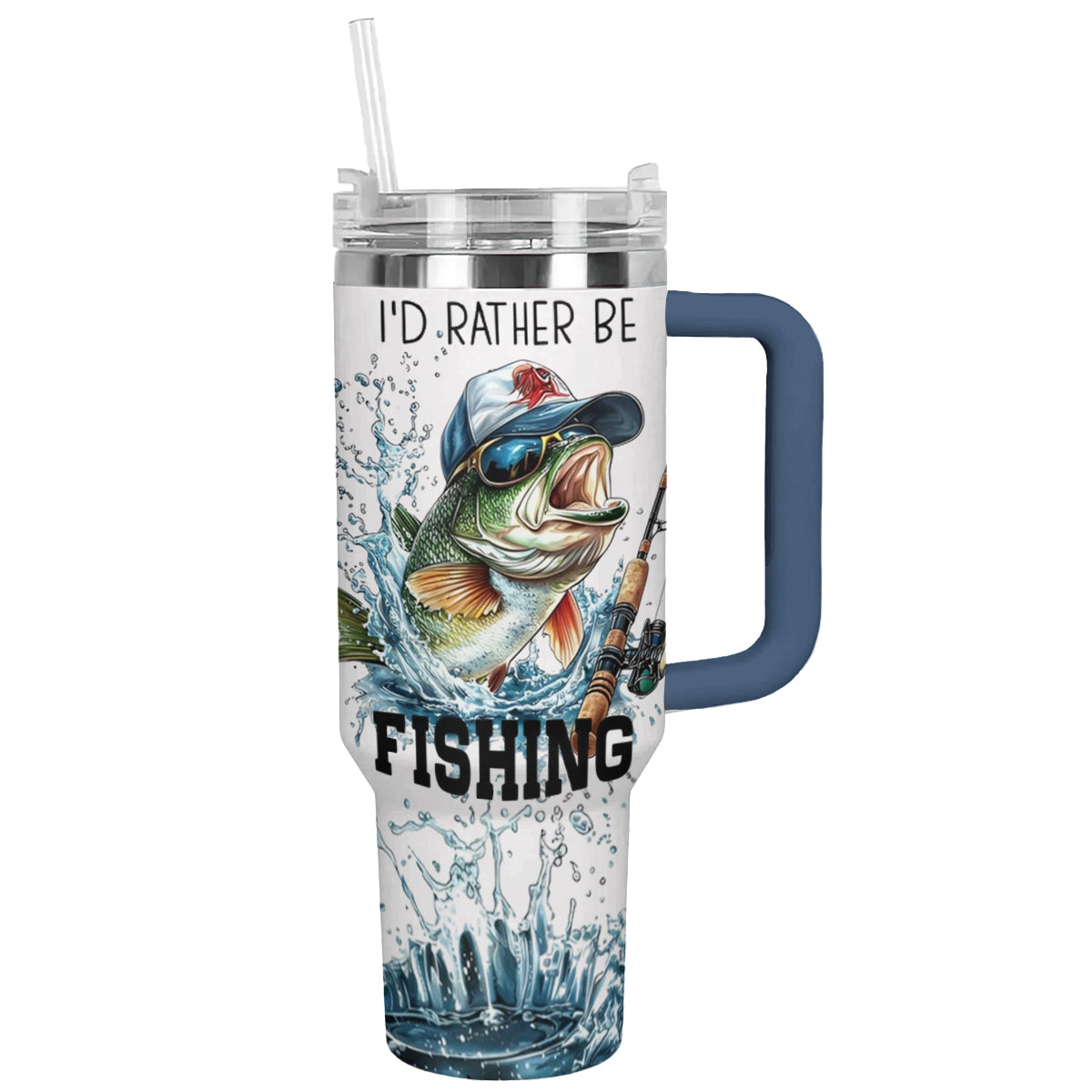 Shineful Tumbler I'd Rather Be Fishing