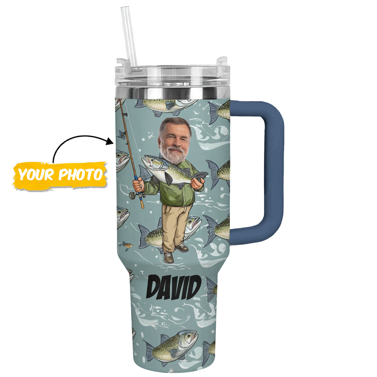 Shineful Tumbler Personalized Fishing Is My Hobby