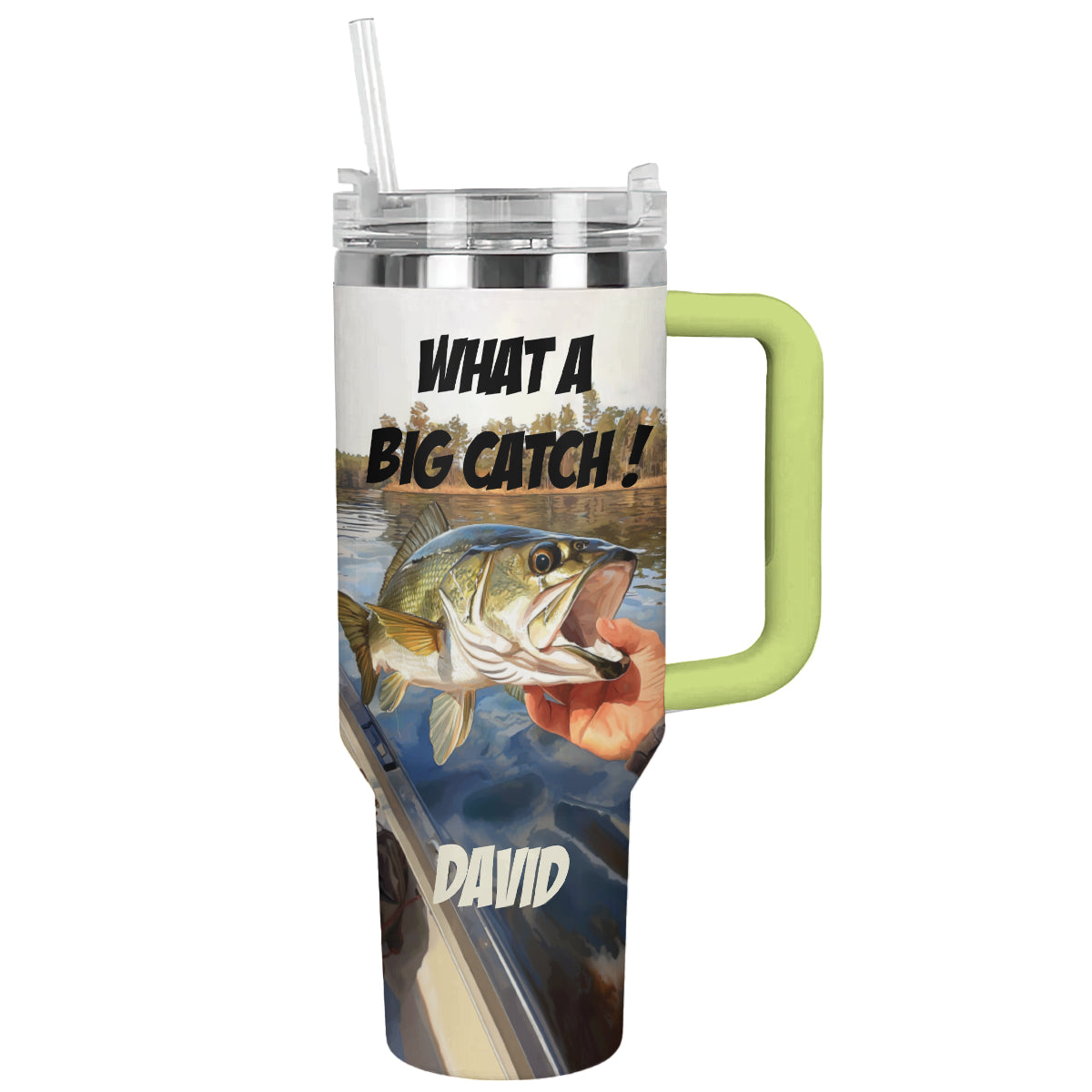 Shineful Tumbler Personalized What A Big Catch