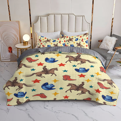 Shineful All Season Quilt 3-Piece Set Wild West Vibes