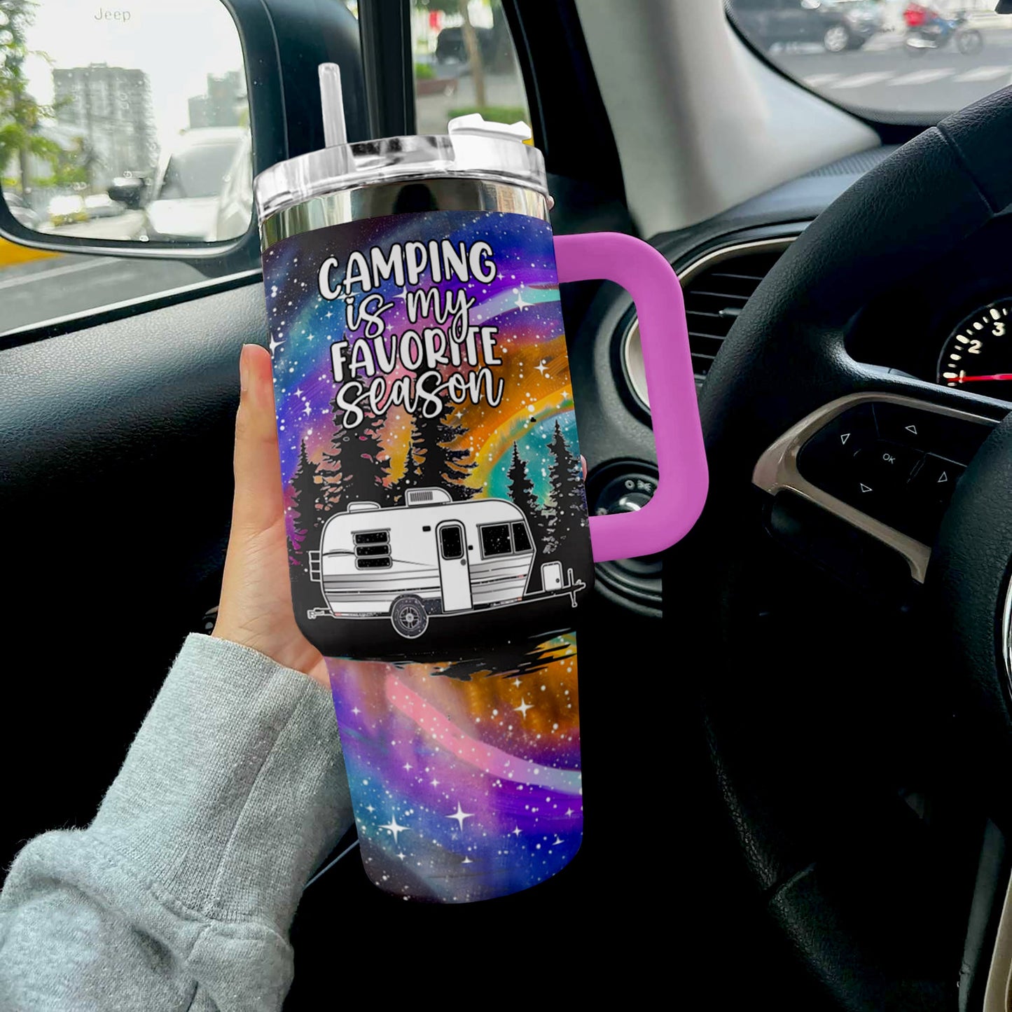 Shineful Tumbler Camping Is My Favorite Season