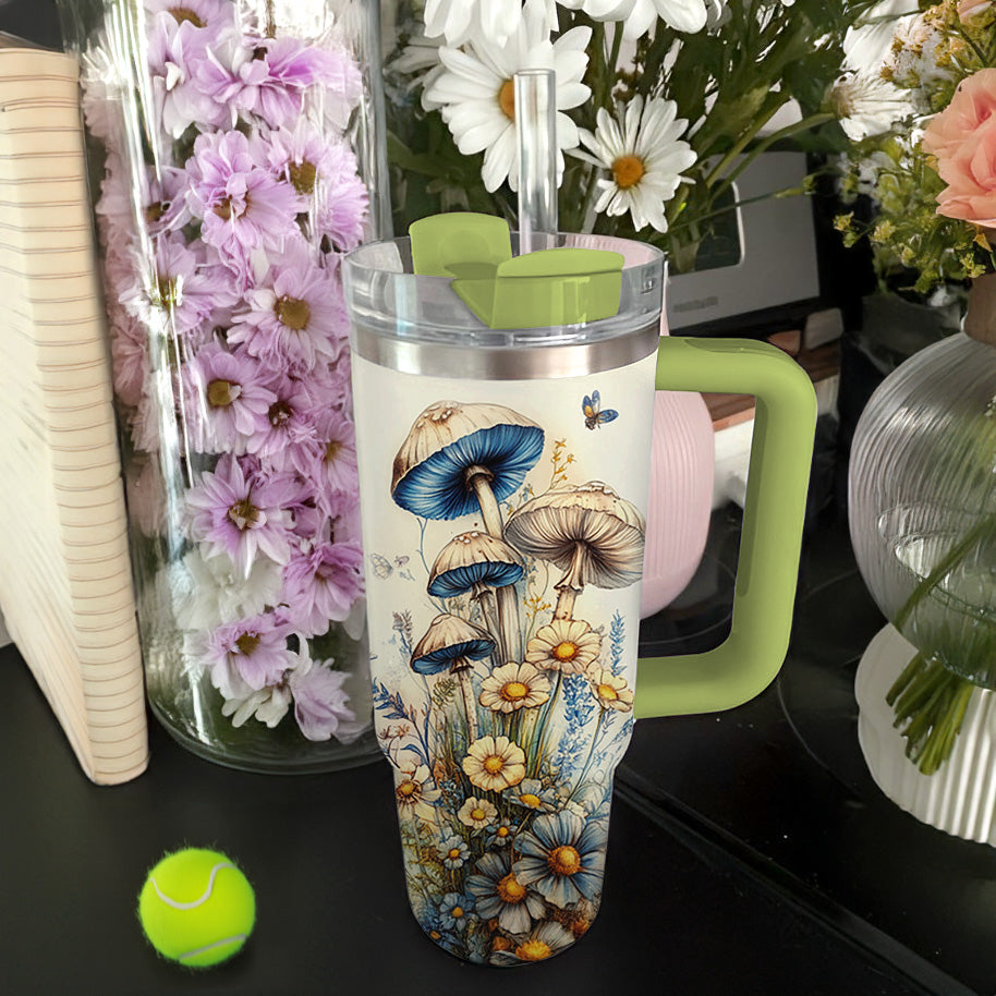 Shineful Tumbler Mushroom Meadow Hippie