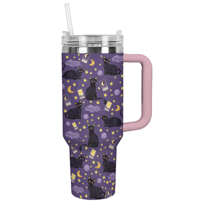 Shineful Tumbler Mystical Night Cat