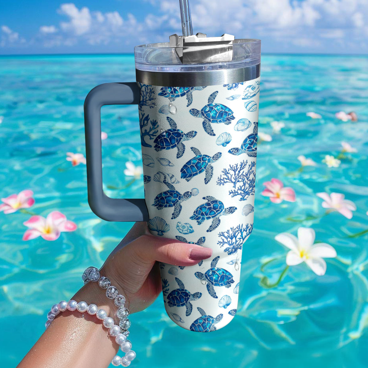 Shineful Tumbler Ocean Flow