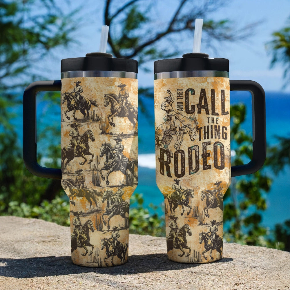 Shineful Tumbler Cowboy Ride 'Em High