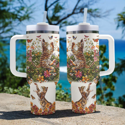 Shineful Tumbler A Little World Of Tappy Cats