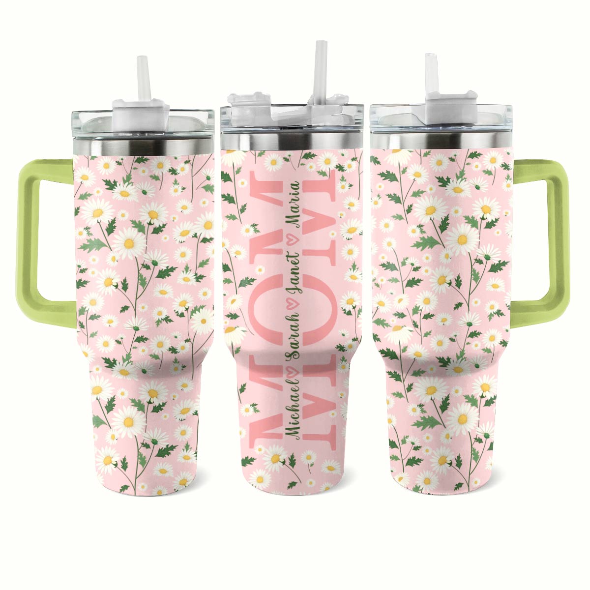 Shineful Tumbler Personalized Daisy Delight For Mom