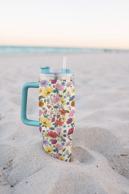 Shineful Tumbler Personalized Floral Mom