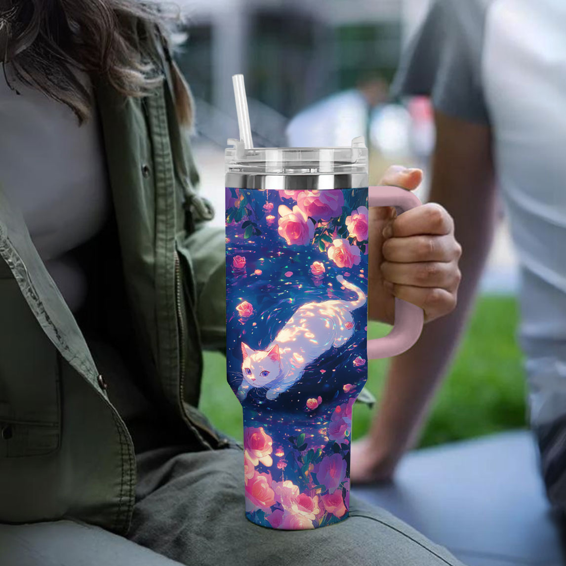 Shineful Tumbler Feline Fantasy Cat